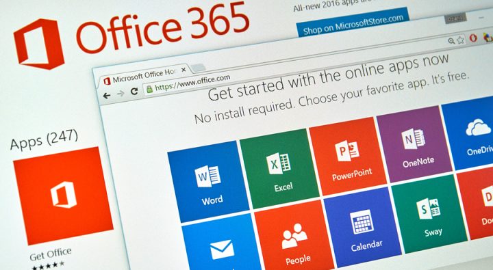 Office 365 Tile Screen